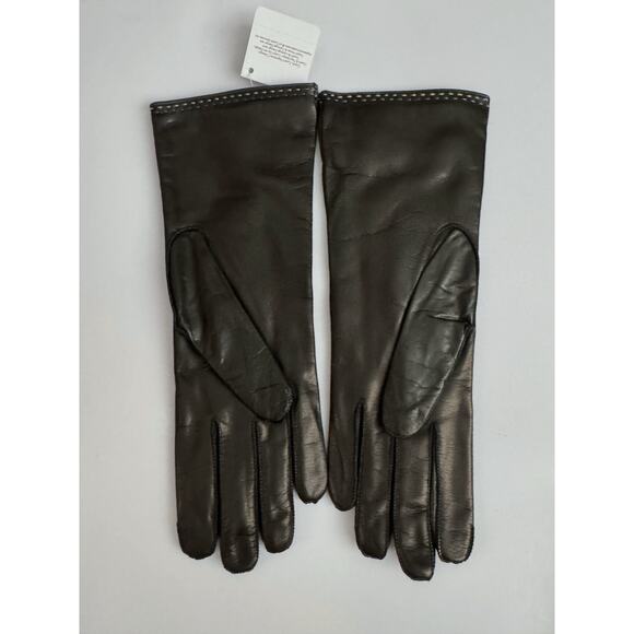Coach Womens 83875 Black Leather Cashmere
Gloves Size 7 NWT! - Picture 3 of 6
